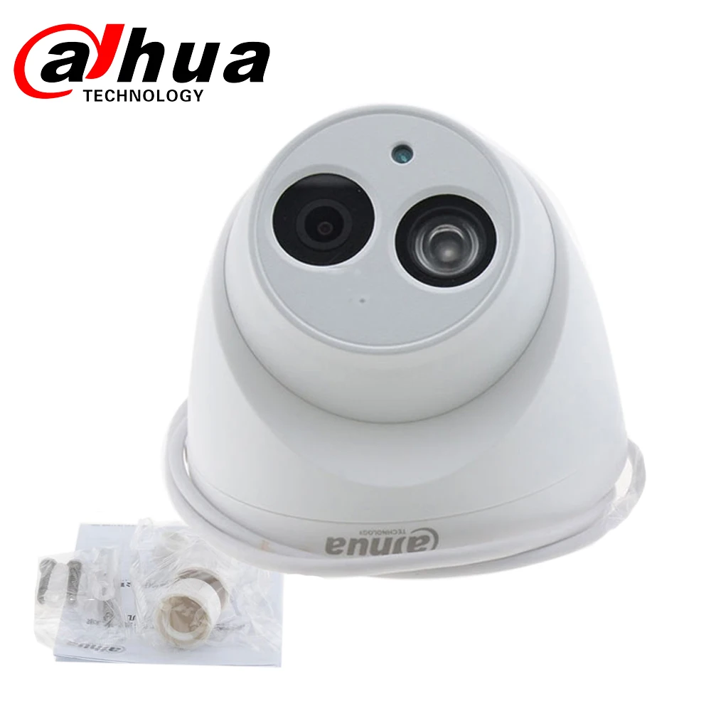 Камера видеонаблюдения Dahua IP 4 МП HD PoE ИК 30 м ночное видение Starlight купольная сетевая