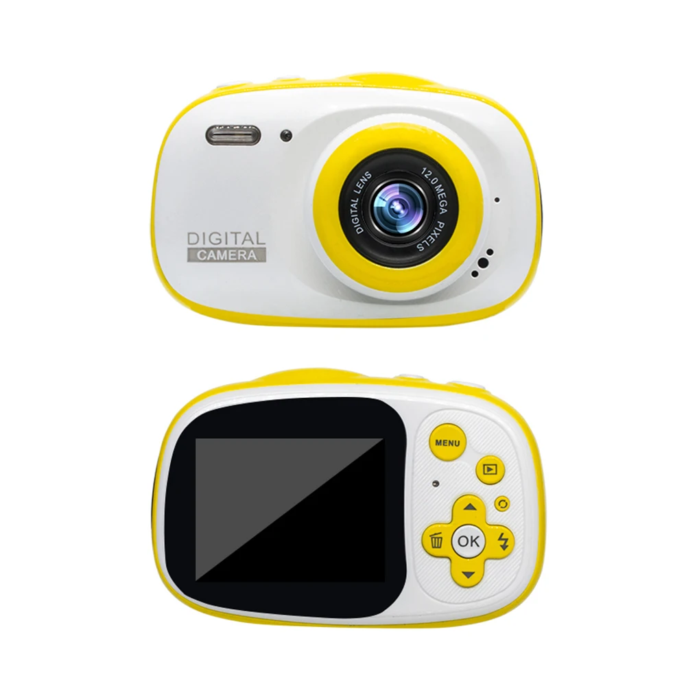 

Mini Kids Digital Camera 2.0 Inch LCD Display 3 Meters Waterproof Built-in Rechargeable Lithium Battery Birthday Festival Gift