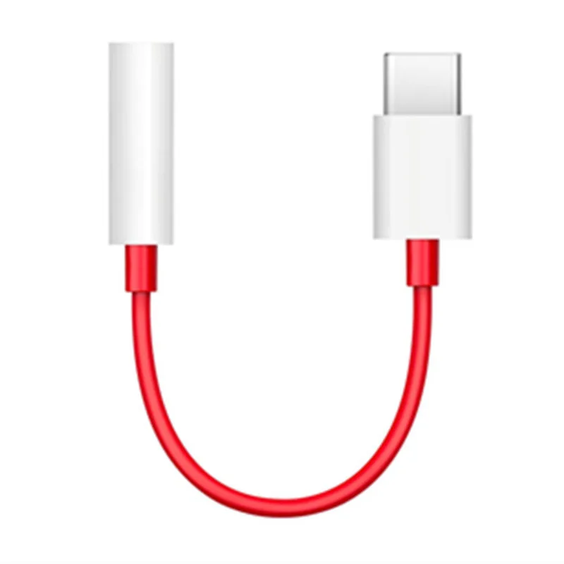 Оригинальный переходник для наушников Oneplus 6T 7 Pro Usb тип C на 3 5 мм Aux аудио One Plus 1 + 6t c