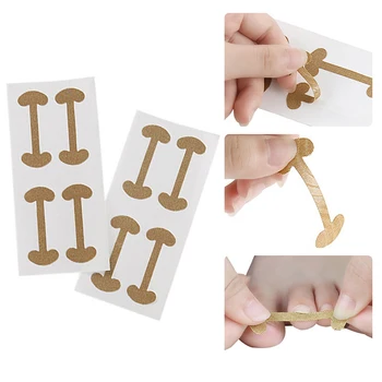 

4 Pcs Ingrown Corrector Stickers Fingernail Toe Paronychia Treatment Nail Care Repairing Recover Corrector Pedicure Tools
