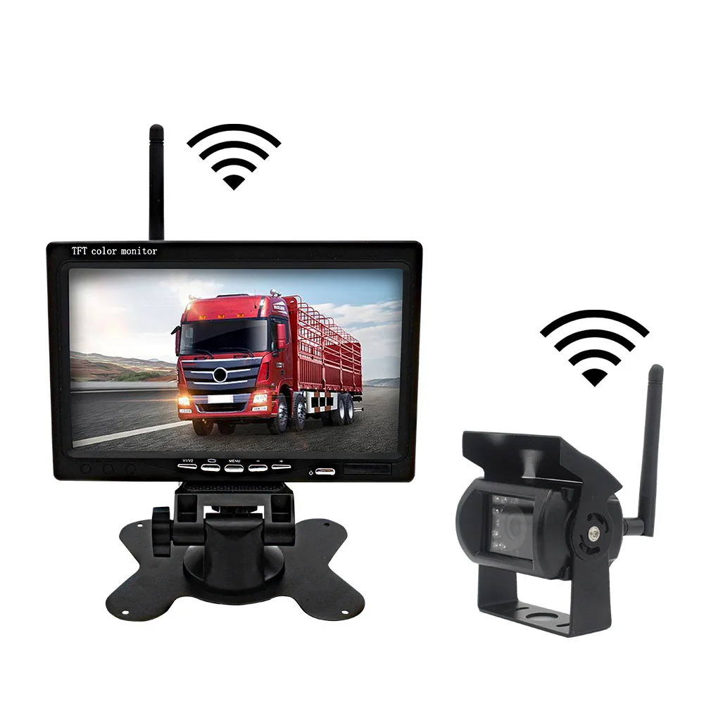 Wi-Fi Цифровая беспроводная резервная камера 7 дюймов монитор экран заднего вида обратная камера заднего вида