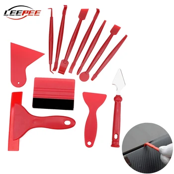 

LEEPEE Universal Car Accessories Wrap Film Tools Removal Kits Squeegee Scraper Set Trim Removal Repair Tools Window Tint Film