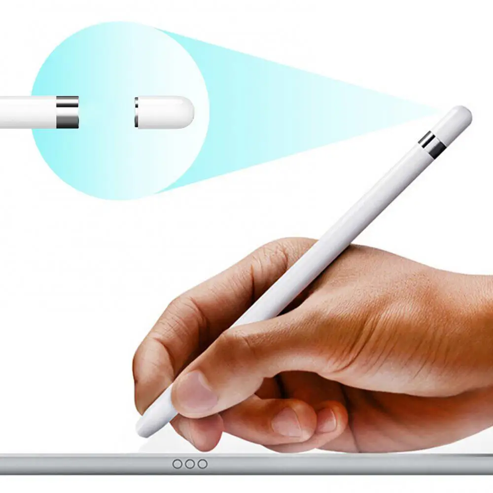 Magnetic Replacement Pencil-Cap For Apple Pencil 1 Pencil1 Screen Status Touch Pen on the Pensil 1st adsorption spare pen caps apple pencil nib pencil nib pencil tips