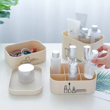 

Modern Large Plastic Acrilic Cosmetic Storage Box Cute Desktop Underwear Organizer Organizador De Maquillaje Home Decore EC50SN