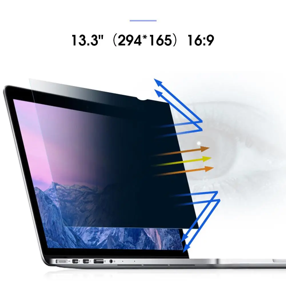 12,5-15,6 дюймовый монитор компьютера Универсальный фильтр конфиденциальности Анти-синяя пленка протектор экрана анти-синяя Защитная пленка для глаз - Цвет: 13.3inch 294165