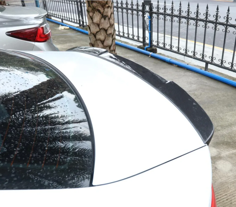 Углеродное волокно высокого качества автомобильное заднее крыло багажника выступ Спойлеры Подходит для AUDI A3 S3