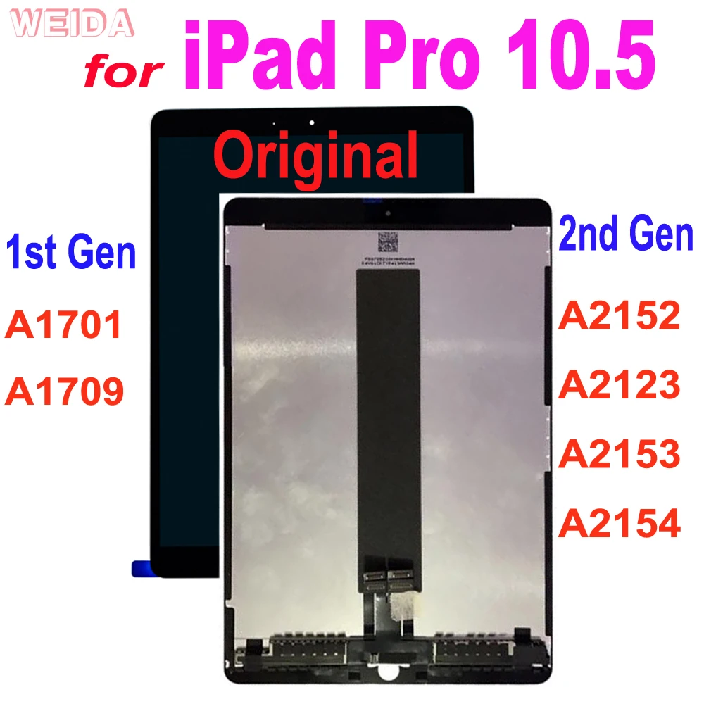 ЖК-для iPad Pro 10 5 A1701 A1709 A2152 A2123 A2153 A2154 сменный ЖК-дисплей дюйма кодирующий