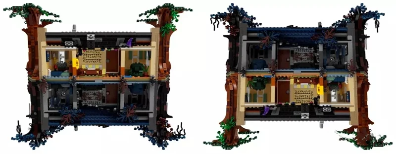 Новинка, Stanger Things, совместимые с 75810 строительными кирпичами, Lepinblocks, рождественские игрушки, подарки 25010