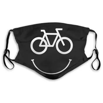 

Cycling Happy Face Unisex Anti-Pollution Mask Dust Mask with Filter Mask Black