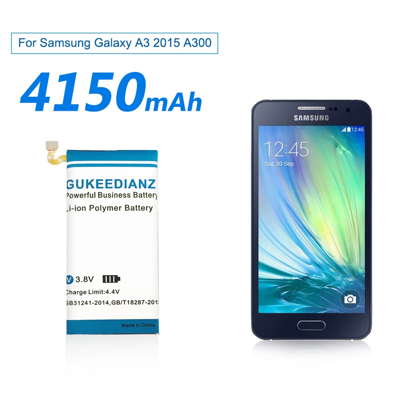 GUKEEDIANZI A3 телефон Батарея для samsung Galaxy A3 A300 SM-A300F SM-A300FU A3000 A3009 A300X Батарея EB-BA300ABE