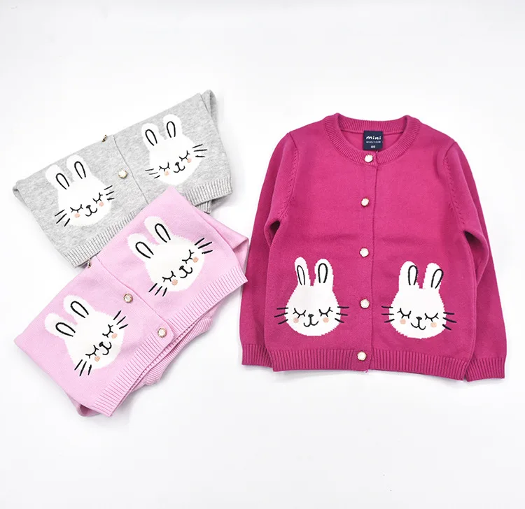 

Spring Autumn Winter Infant Small CHILDREN'S Baby Clothes Crew Neck Sweater Cardigan GIRL'S Childrenswear CHILDREN'S Sweater Rab