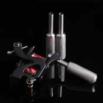 

Stainless Steel Aluminum Alloy Gun Tattoo Accessories Tattoo Grips Tube with Back Stem Self-locked Tattoo Handle Machine Kit