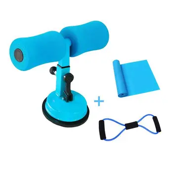 

Portable Self-Suction Situp Bar Adjustable Sit Up Equipment Helper fitness equipment,Great For Push Ups,Sit Ups, Muscle Training