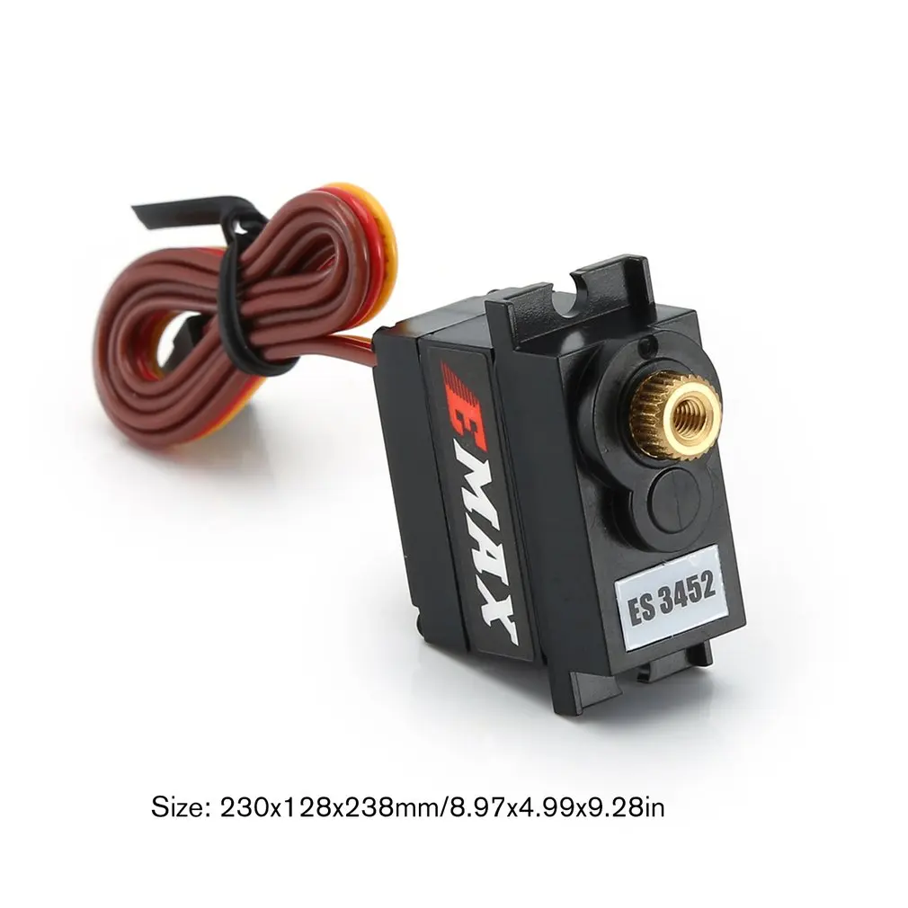 EMAX ES3452 TSC SPEC 6,0 V Водонепроницаемая металлическая Шестерня цифровой сервопривод для Traxxas TRX4 RC грузовик RC запчасти и аксессуары