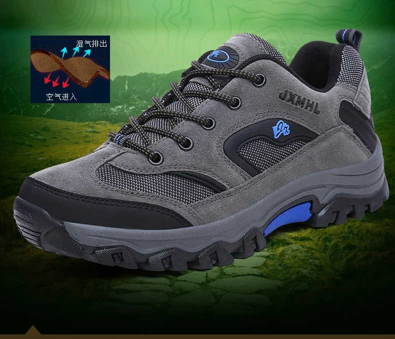 Jackshibo походные ботинки для мужчин, ботинки для альпинизма на открытом воздухе, спортивные кроссовки, треккинговые туристические ботинки, походная обувь