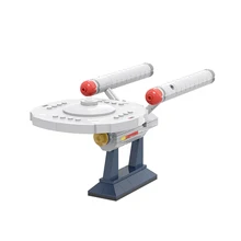 

MOC Star Series Toys NCC-1701 Blockade Runner Building Blocks Kit Set Bricks Bulk Assemble DIY Model Game Toys For Children Gift