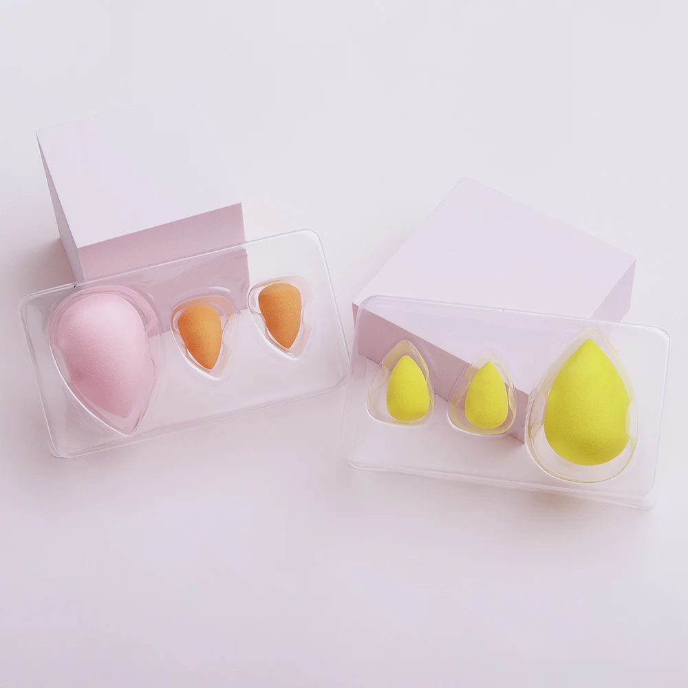 Makeup Sponge 3pcs /Set Beauty Egg Face Foundation Powder Cream Cosmetic Puff