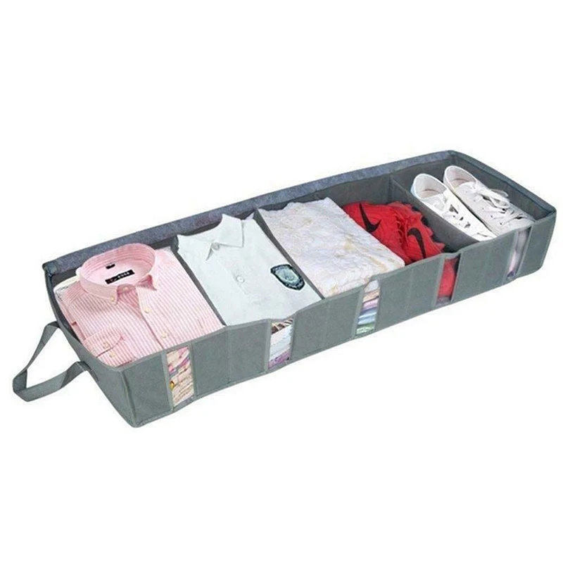 Сумка для хранения под постельным шкафом одежда обувь пододеяльник Органайзер коробка Домашний контейнер нетканый материал