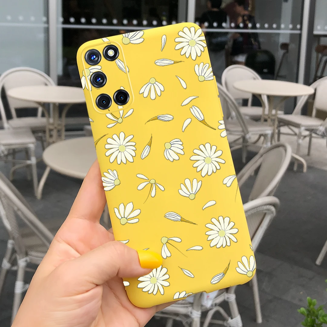Phone Case For OPPO A52 Case Oppo A72 A92 Silicone Flower Cloud Prnited Back Cover For oppoA52 A 52 72 A92 TPU Bumper Shell Bags cases for oppo cases