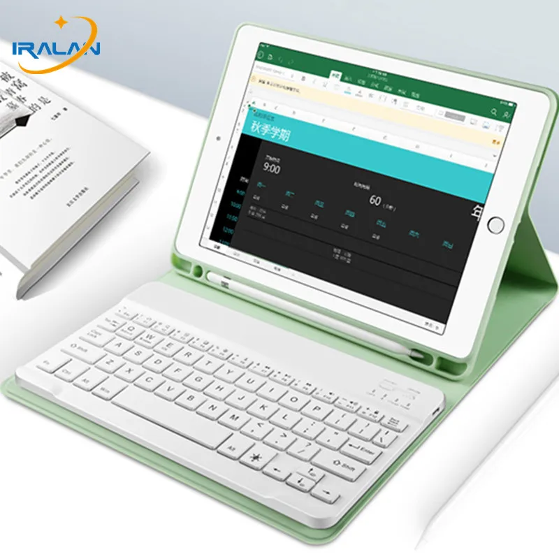 Чехол с клавиатурой Bluetooth для Apple iPad 10 2 2019 чехол из искусственной кожи 7-го
