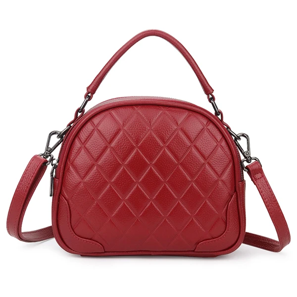 Натуральная кожа Для женщин сумка женская женские дизайнерские сумки из натуральной кожи сумки через плечо, женские сумки, маленькая сумочка сумка, сумка на плечо - Цвет: wine red