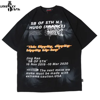 

Men Women 2020 Harajuku Letters Creative Print Short Sleeve T Shirts Streetwear Men Hip Hop Casual Tops Tees Male Tshirts