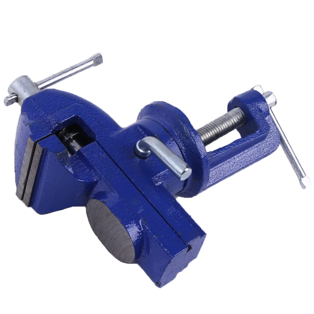 

Hot New Light Duty Mini Mechanic Clamp-on Table Vise 360 Degree Swivel Base Cast Iron Table Top Clamp Press Vice with Anvil