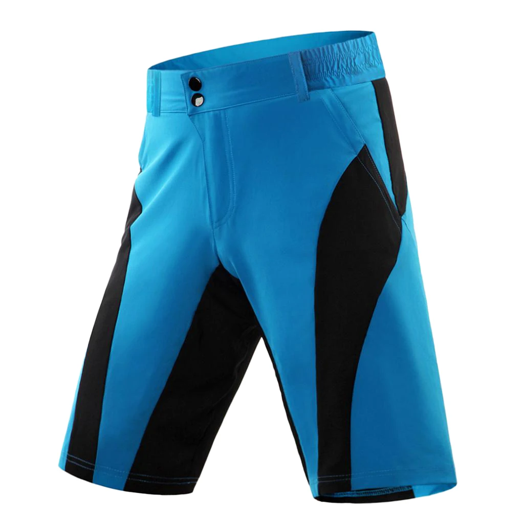 

Blue Zipper Cycling Shorts Short Half Pants for Outdoor MTB Mountain Rode Bike Bicycle Biking Riding Sports Accessories