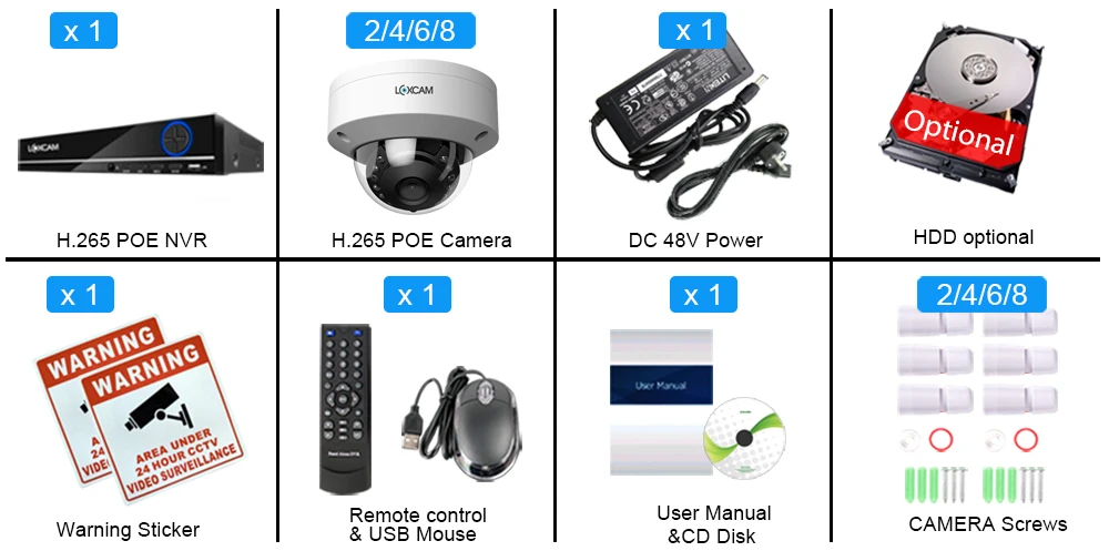 Package NVR-8CH-1
