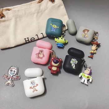 

Toy Story Wireless Earphone Case for Apple AirPods 2 Charging Headphones Cases Coque for Airpod Air Pod Pods Cover Accessories