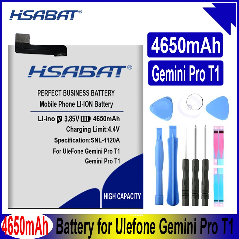 Аккумулятор HSABAT 4650 мАч для Ulefone Gemini Pro T1