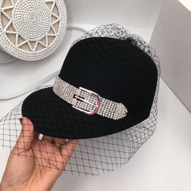 

2019 female cap riding hat ins tidal autumn/winter wool Baseball cap socialite van beret melting
