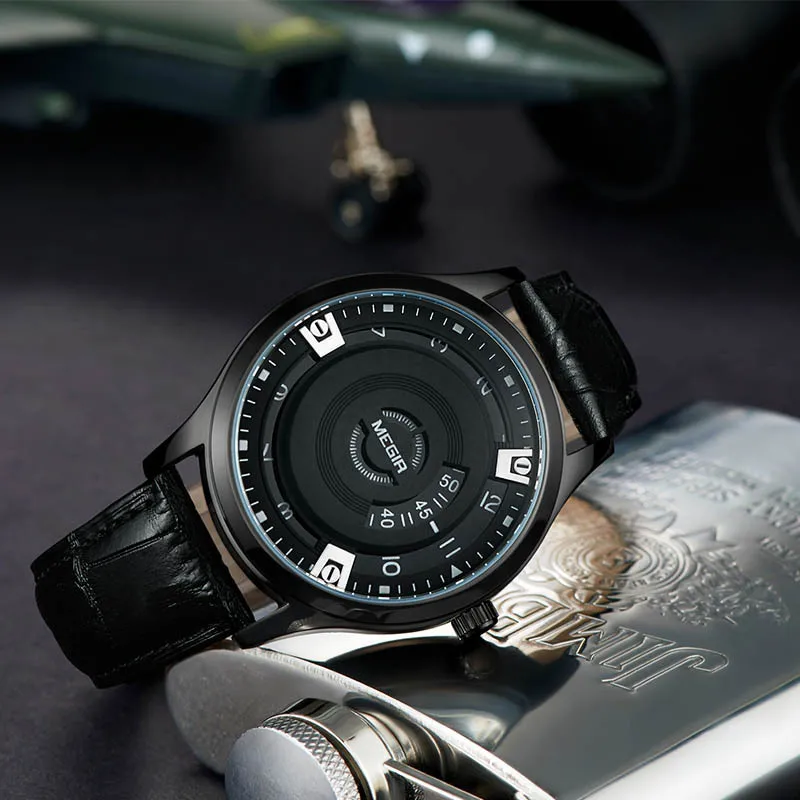 

[Natural Detox Gainer (Me G ir) New Style Sports Waterproof MEN'S Quartz Watch] Model: 1067G. This-