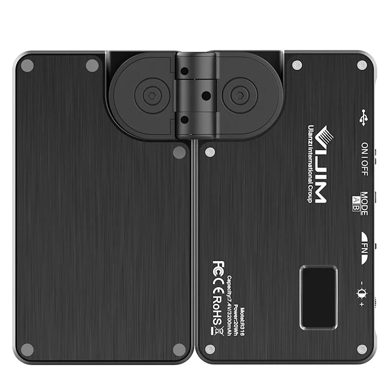 VIJIM R316 Foldable RGB LED Video Light 2600K