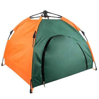 

Dog Outdoor Kennel Pet Tent Dog Folding Tent Automatic Dog Camping Fence Rainproof Sunscreen Pet Outdoors House Travel Carrier