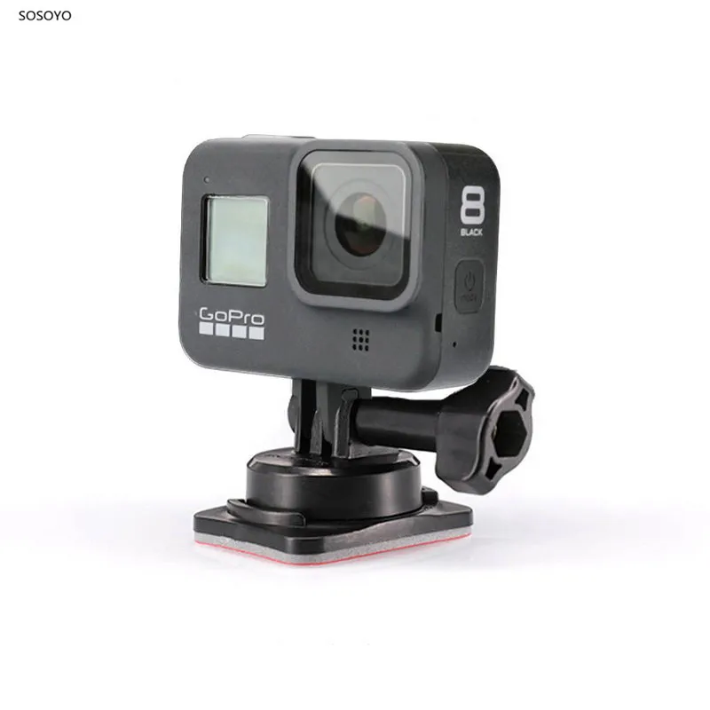 Быстросъемный Базовый адаптер 3M Крепление для штатива на шлем для Gopro Hero 8 7 6 5 Dji Osmo аксессуары для экшн-камеры