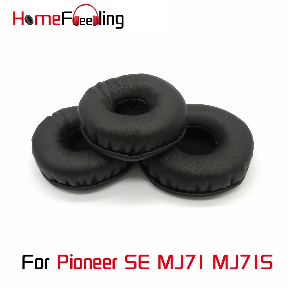 

Homefeeling Ear Pads For Pioneer SE-MJ71 SE-MJ71S Earpads Round Universal Leahter Repalcement Parts Ear Cushions