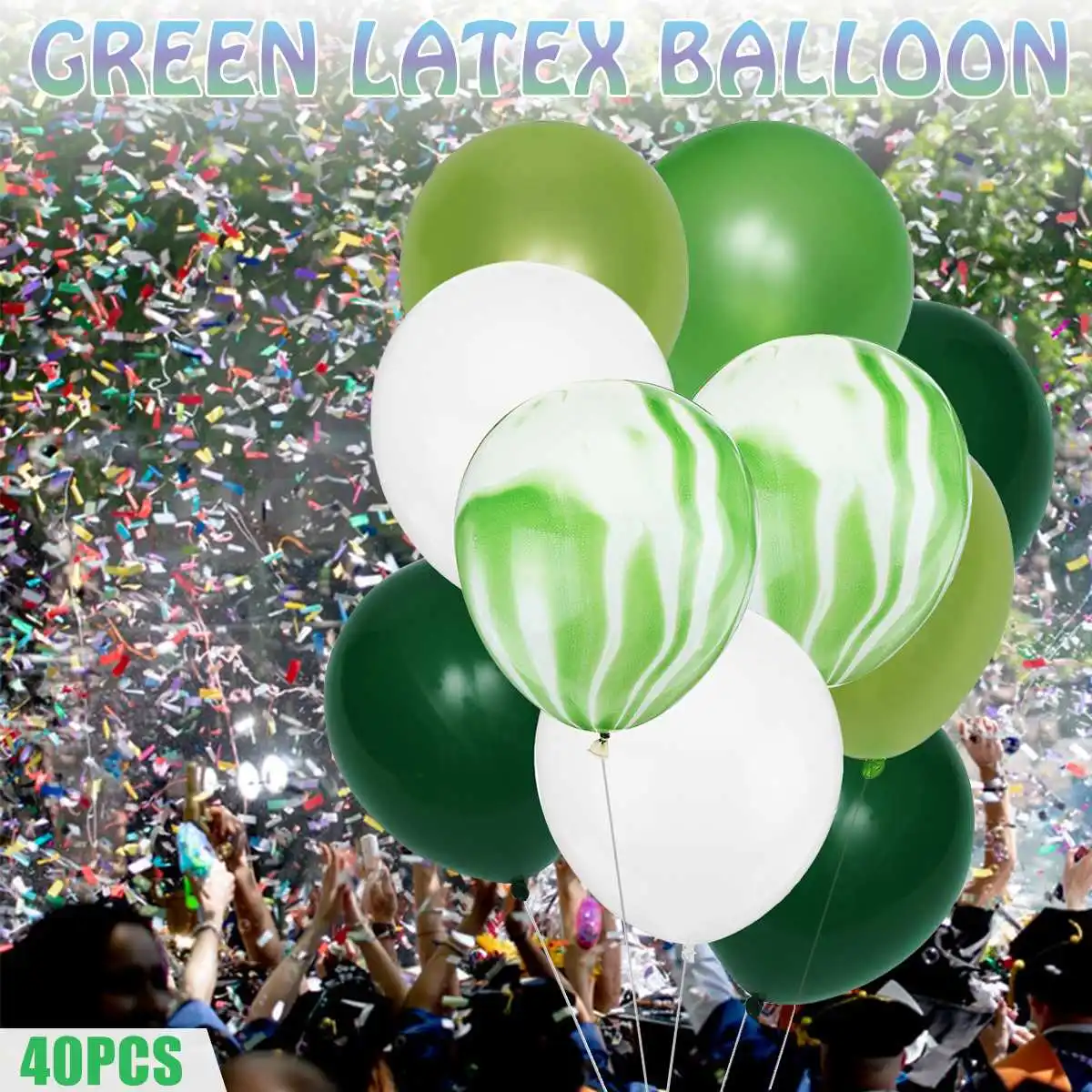 

Mint Green Balloons Light Green Balloons Ballons Baloons Dark Rreen Balloon Birthday Party Decoration Hawaii Party Decoration