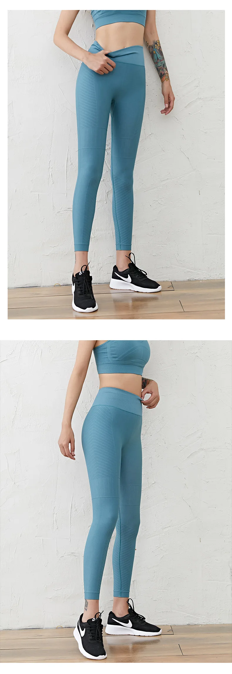 PS эластичные колготки для бега с высокой талией быстросохнущие компрессионные штаны гимнастические спортивные брюки женские леггинсы для занятий спортом леггинсы Mujer