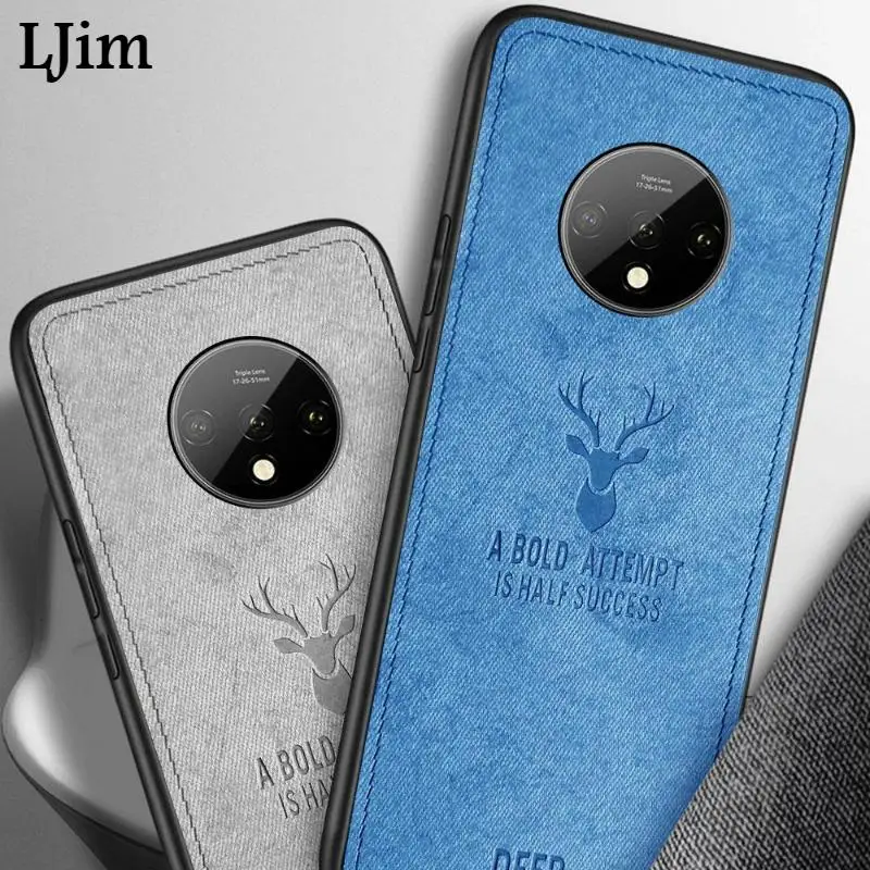 Soft Silicone Deer Cloth Case For Oneplus 7T Pro Ultra-thin Phone Bag Back Cover 7 6T 6 5T 5 capa fundas |