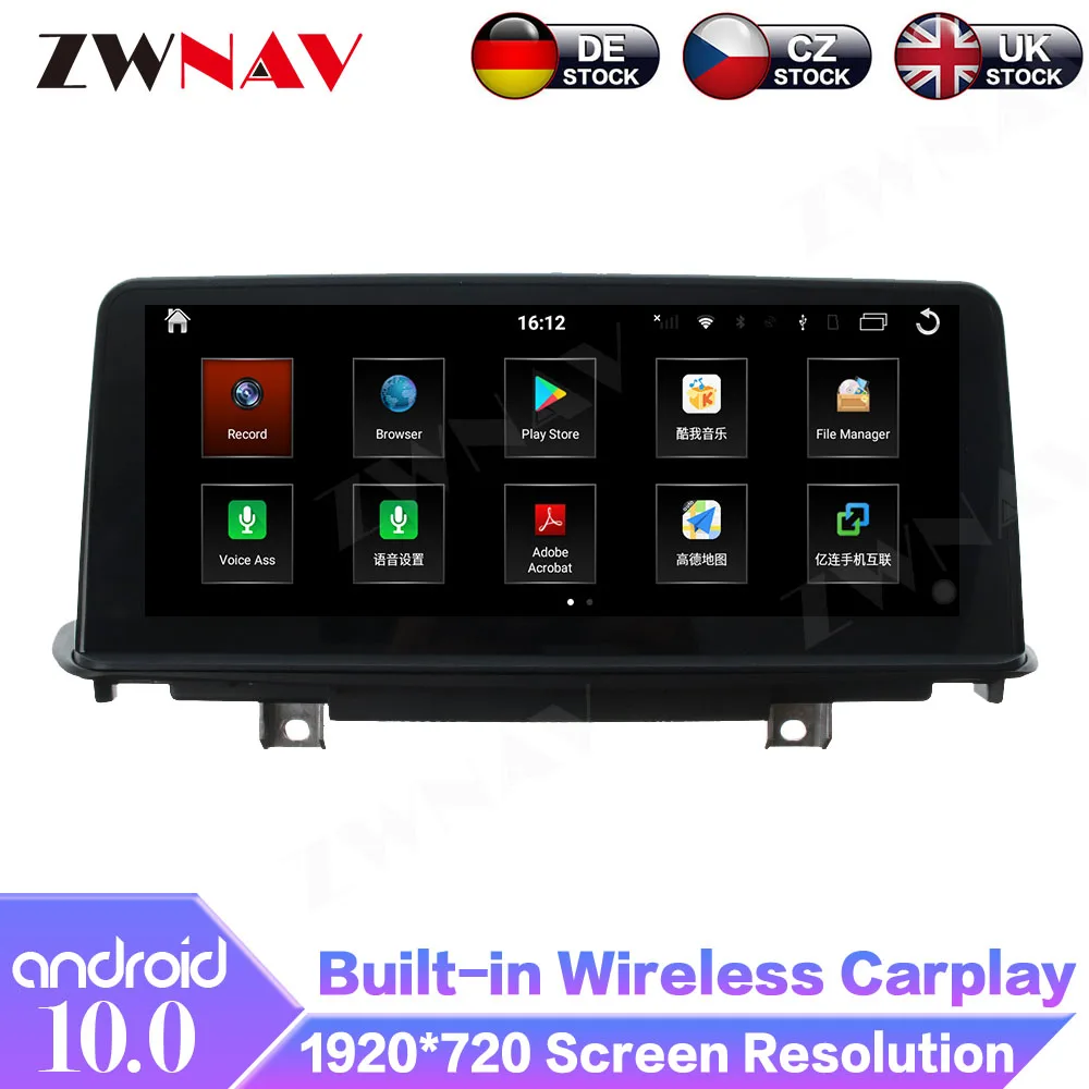 

8+128G Android 10.0 For BMW X5/X6 2014-2018 NBT Car GPS Navigation Multimedia Player Radio 4G LTE DSP Carplay Auto Touch Screen