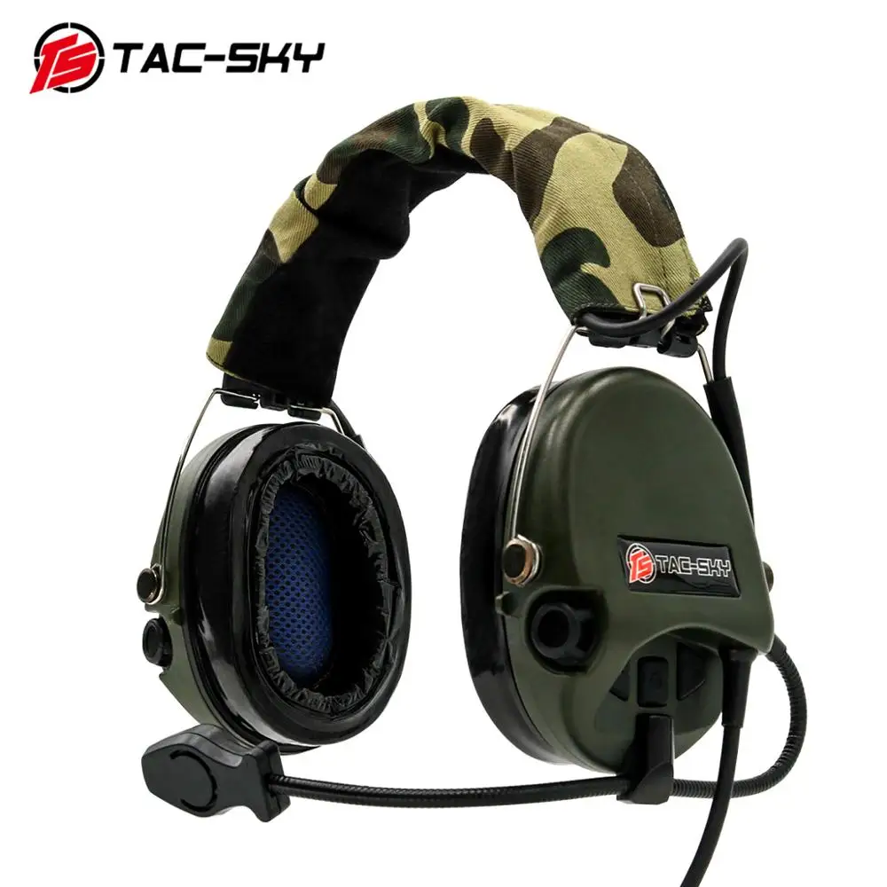 tac sky msa sordinタイプ　ヘッドセッド　comtac z TAC-SKY Comtac I タイプ ヘッドセット ミリタリースタンダード