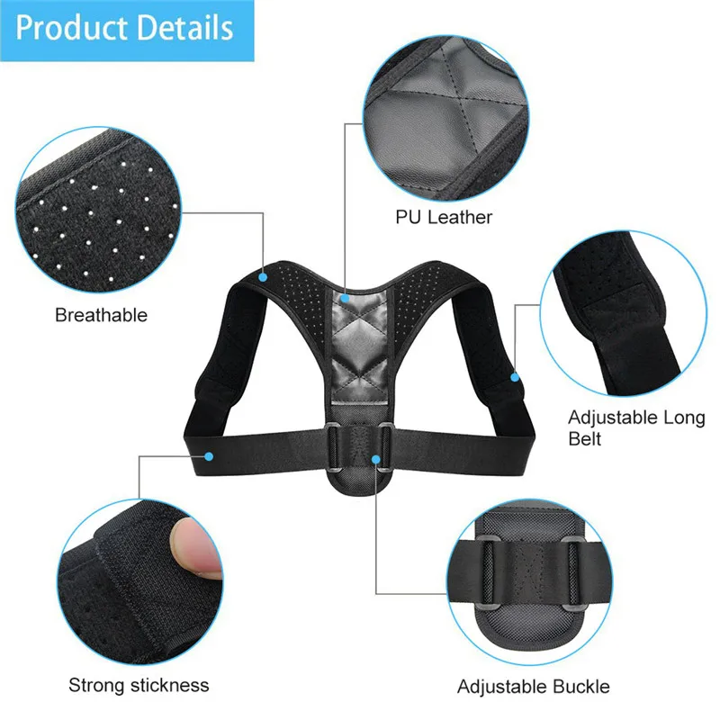 SGODDE High Quality Posture Correction Adjustable Appliance Back ...