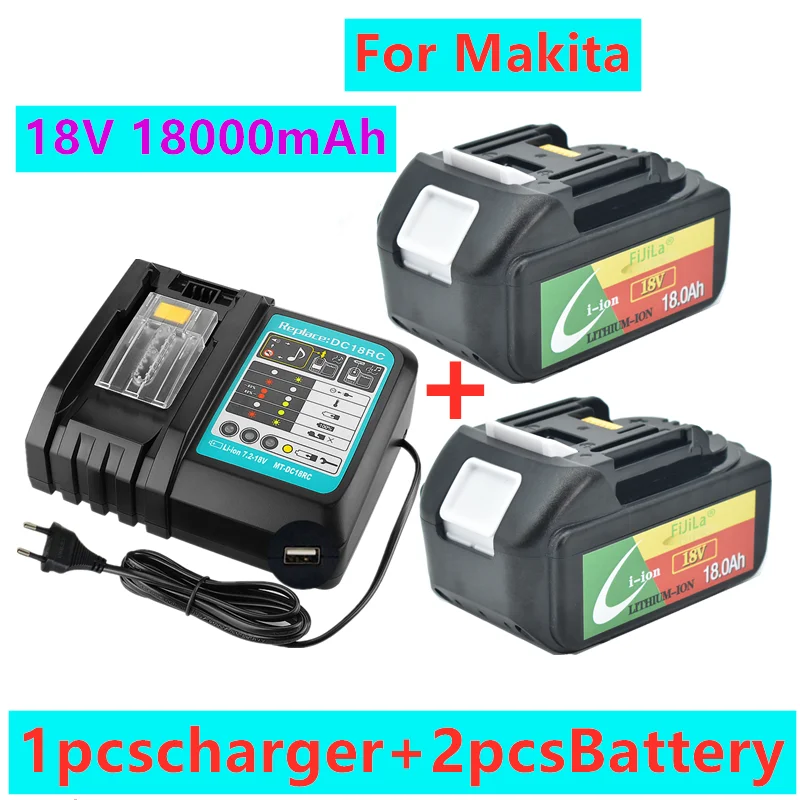2021 100% новый BL1860 батарея 18 V18000mAh литий-ионные для Makita V ah BL1840 BL1850 BL1830 BL1860B LXT400 +