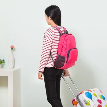 

Women Travel Backpack School Bag Men's School Backpack Large Capacity Foldable Backpack Nylon Rucksack Lightweight Shoulder Bag