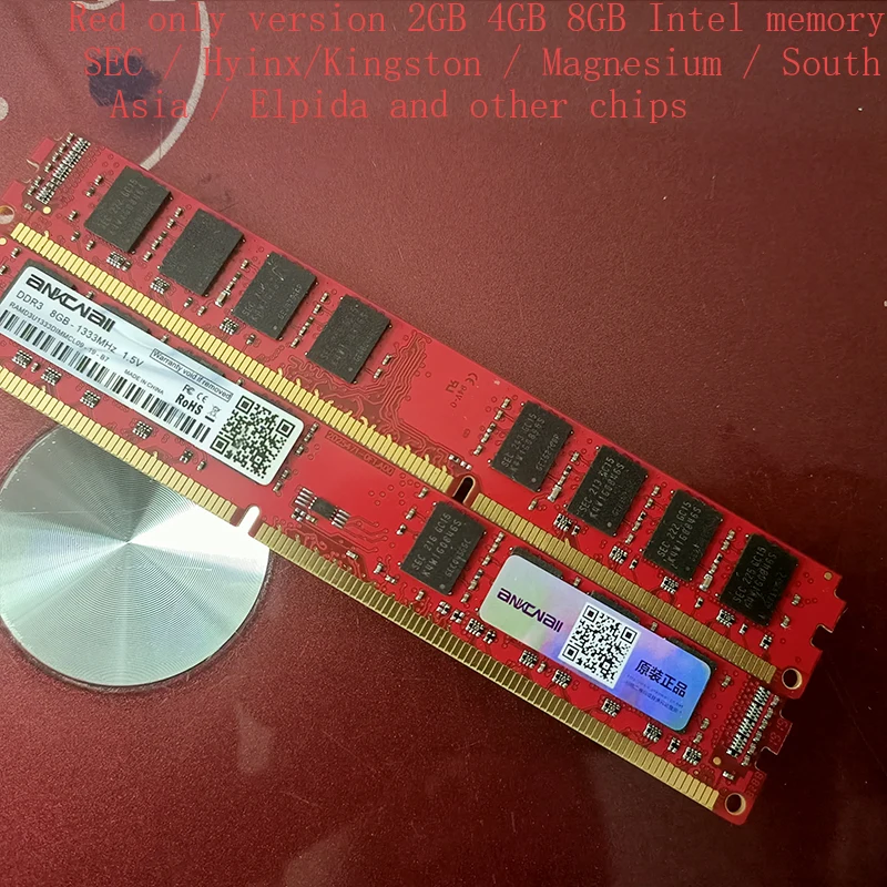 ANKOWALL DDR3 8 ГБ 4 ГБ памяти 1600 МГц 1333 240pin 1,5 V ОЗУ компьютера dimm