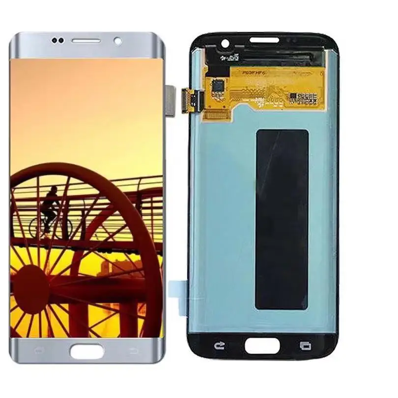 100% супер AMOLED экран для SAMSUNG Galaxy S7 edge ЖК-дисплей G935 G935F G935A сенсорный дигитайзер