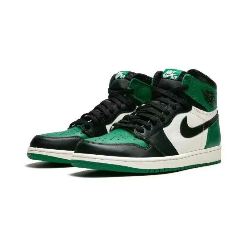 Оригинальные оригинальные мужские баскетбольные кроссовки Air Jordan 1, классические уличные спортивные кроссовки в стиле ретро AJ1, Модные дышащие 555088-302 - Цвет: 555088-302