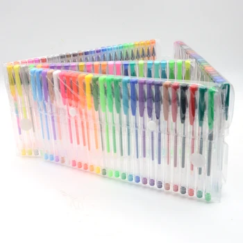 

100 Color Gel Pen Set for Adult Coloring Books Sketching Drawing Painting Journals for Glitter Gel Pens Kawaii School Supplies