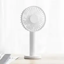 YOUPIN Zmi 3 скорости охлаждающий вентилятор портативный ручной перезаряжаемый встроенный аккумулятор 2600mAm/3350mAh USB порт мини-вентилятор синий/белый